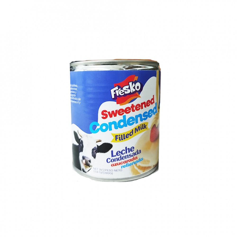 Leche condensada azucarada rellenada Fresko (390 g / 13.8 oz)